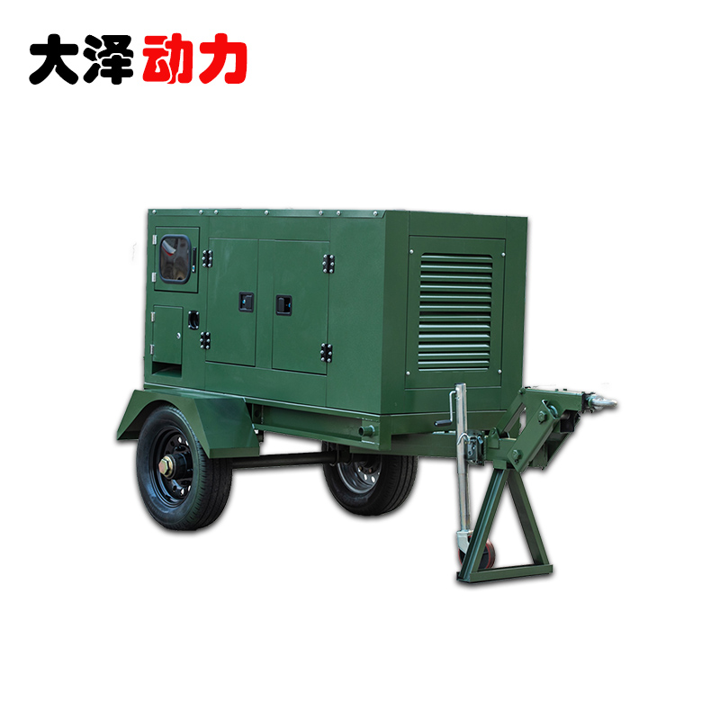 大澤動力25KW移動拖車式柴油發電機